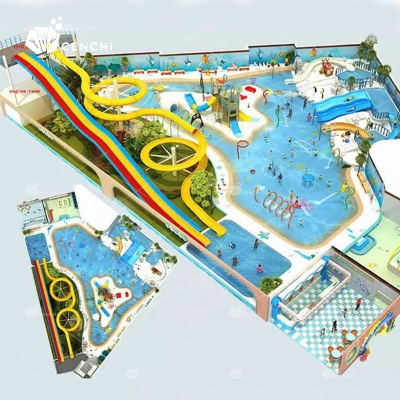 Cenchi Diy Spray Park at Home Backyard Outdoor Hotel Resort Shopping Mall Water Park Products