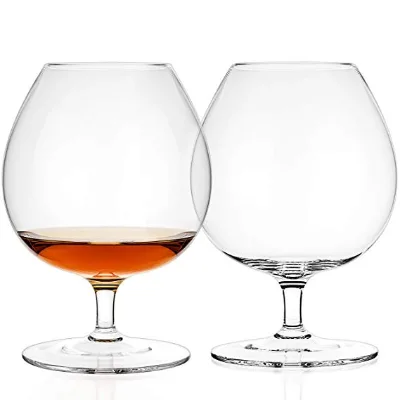 Large Capacity Premium clear Crystal Whiskey Glass Brandy Snifter