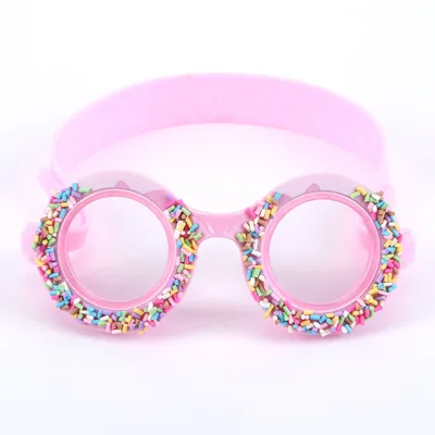 New Kids Swimming Goggles PC Lenses Waterproof Silicone Anti Fog Children Swim Glasses