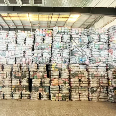 Bolivia Wholesale 2nd Hand Clothes Bales Mixed Used Clothing Summer Cotton Stringer tank Top Thrift Clothes for Lady