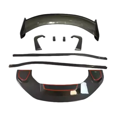 COOL Appearance Upgrade Body Kits for Lotus Cars Emira GT4 Style Real Dry Carbon Fiber Brand New Front Lip Spoiler Side Skirt