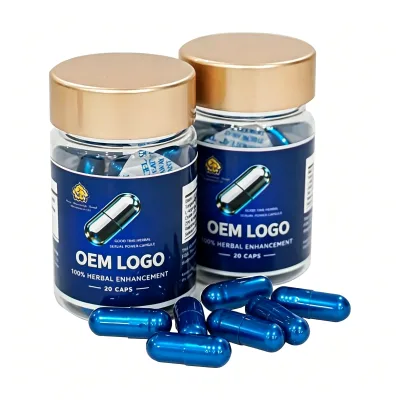 Male Healthcare Supplement Maca Root Blue Pills Men's Vitality Supplement OEM Custom Service