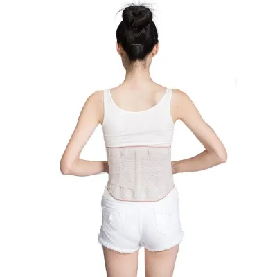Tourmaline Neoprene Magnetic Lumbar Support Belt Cervical Vertebra Protection Spontaneous Self Heating Pain Relief for Waist