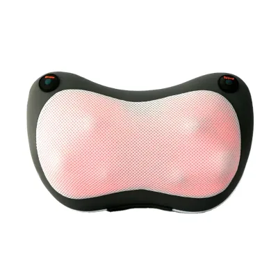 Electric Shiatsu Vertebra Kneading Back Neck Pillow Vibrating Thermo Massager for Body Relaxation Neck Massage Pillow