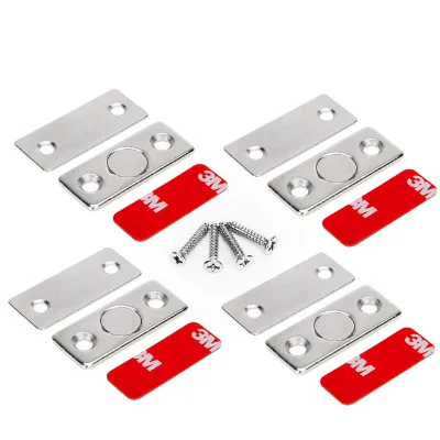 Strong Magnet Catch, Magnetic Cabinet Door Magnets Closet Catch 20 Lbs