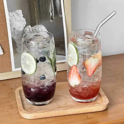 Hebo High-End Nordic & Minimalist Cocktail Glass Cup for Long Island Iced Tea Gin Tonic Mojito-200-400ml Capacity