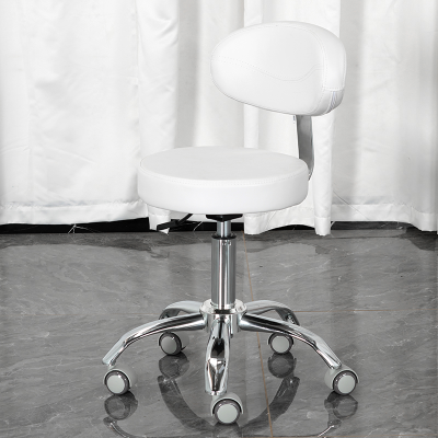 Hair Salon Hydraulic 5 Wheels Master Stool Chair Simple Manicure Chairs Nail Salon Furniture