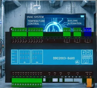 Sunfull BACnet MS/TP Controller 8DI 6DO Programmable Logic for HVAC &Lighting Control with Web Configuration & MQTT Cloud Upload