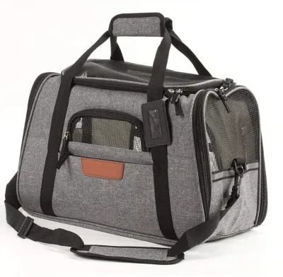 Airline Approved Pet Carrier Soft-Sided Cat Carrier and Dog Carrier for Small Dogs and Cats Fits Underneath Airplane Seat