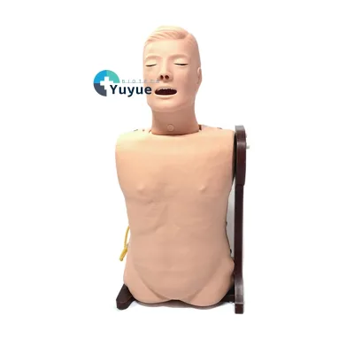 Advanced PVC Intubation Training Manikin for Airway Management Tracheal Care Nasal Feeding Gastric Tube Insertion
