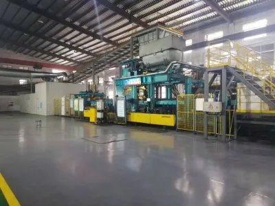 Stable Operation Automatic Flask Molding Line High Pressure Jolt Squeeze Molding Machine Line