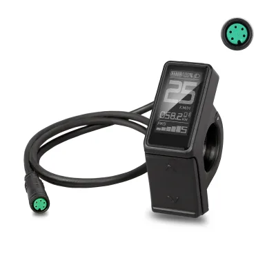 UART Protocol DM03 Display Black White Ebike Accessories Vertical Waterproof 5 PIN Female Display for Ebike Escooter