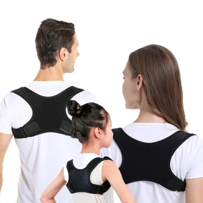 Factory Black Color Back Brace Posture Corrector for Medical Problems & Injury Rehabilitation Posture-correct