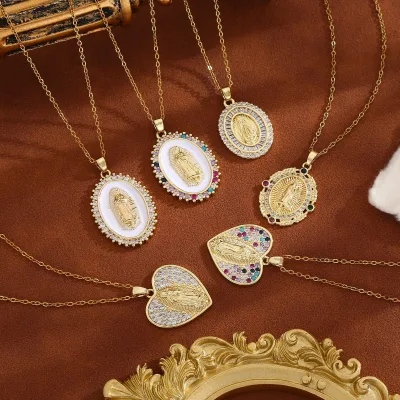 Wholesale Fashion Pendant with a Sense of Fashion Design, High-grade Stainless Steel 18k Necklace