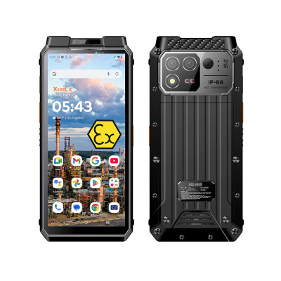 Intrinsically Safe Phone Ecom Uhf/Vhf Radio Explosive Ex M8 Android Explosion-Proof Waterproof Explosion Proof Cellphone