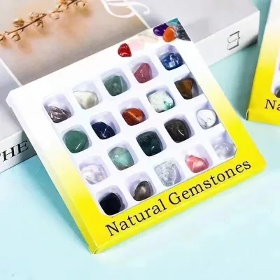 Crystal Irregular Ore Specimen Rolling Stone Crystal Tumble Stone Box Set