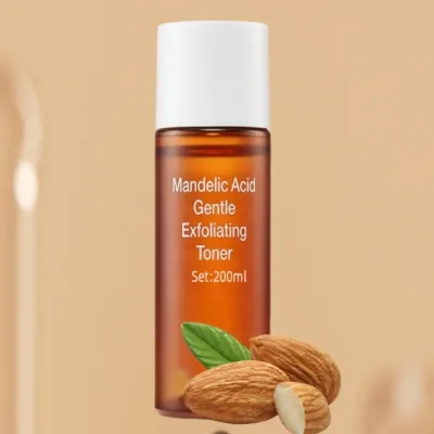 OEM ODM Mandelic Acid Exfoliator Face Toner Private Label Dark Spot Correcting Mandelic Acid AHA Skin Toner