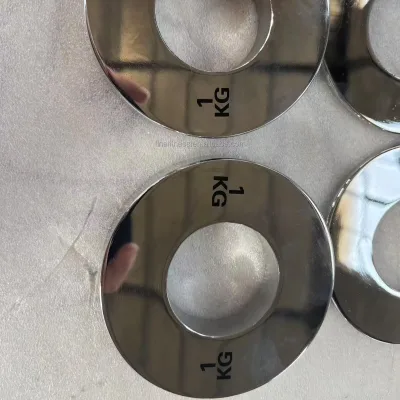 Micro Fractional Electroplated Chrome Bumper Steel Weight Discs Calibrated Portable Eco-Friendly Customizable Color Plates