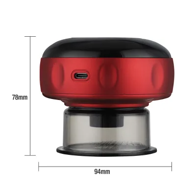 2025 New Arrival Smart Electric Cupping Machine for Body Face Massage Customized Logo CE Approved Glass Rubber Vacuum Cupping