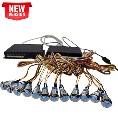 MPC1005-12L Professional Supplier RS232 Button Extension Box Connecting in Series for Digital Signage TV Media Player Box