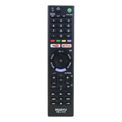 HUAYU RM-L1370 for Bravia TV Universal Remote Control Replacement with Fixed Code Automatic Function Plastic Material