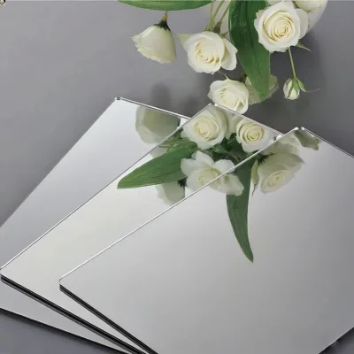 3D DIY Eco-Friendly Acrylic Mirror Wall Stickers Self-adhesive Square Decals Home Decoration Living Room Art Deco Mural Decor