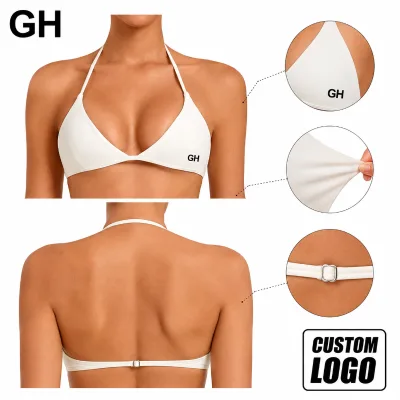 GH Wholesale Women Foldover Waist Flare Yoga Pants Stretch Slim Fit Gym Fitness Workout Trousers Custom Activewear Bra
