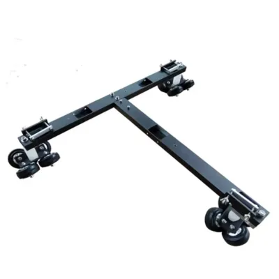 Professional T Shape Tripod Stand with Wheels for Camera Dolly Rails
