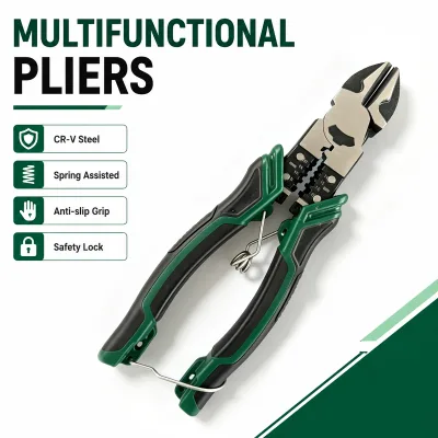 Diagonal Cutting Pliers CR-V Steel Side Cutter Wire Cutter Pliers for Electrical Repair Heavy Duty Hand Tool OEM Manufacturer