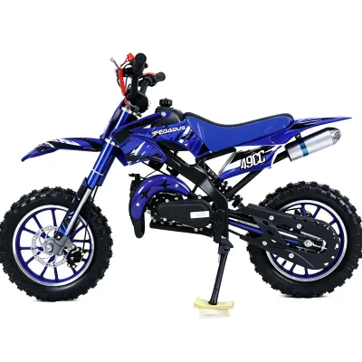 Stylish Sleek 49cc Gasoline Motorcycle for Active Youth Off-road Small Motorcycle Solid and Durable