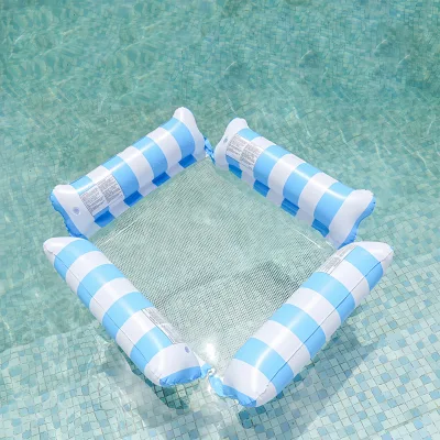 OWM Bean Bag Floating Lounger Premium Inflatable Pool Float Comfortable Relaxation Outdoor Water Mat for Summer Beach