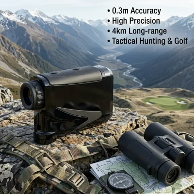 Multi-functional Golf Hunting Laser Rangefinder 905nm Slope & Parabolic Mode Horizontal Vertical Continuous Scan Range Finder