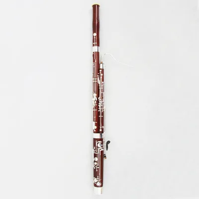 FBN-300 Advanced Maple Bassoon Mahogany Finish Dual C D Tone 2 Bocals for Wind Band Recital Performance