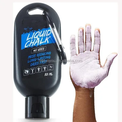 Factory Custom OEM Small MOQ Magnesium Carbonate Climbing Gym Weight Lifting Alcohol Liquid Gym Chalk Cross Fit Chalk Fitness
