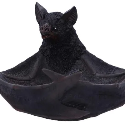 Winged Watcher Bat Trinket Holder Jewellery Dish