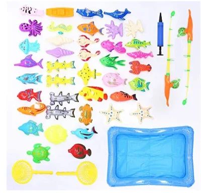 Fishing Game Set - Bath Toy Basket Bath Pool Floating Toys Set for Boys Girls Toddlers Party Favor