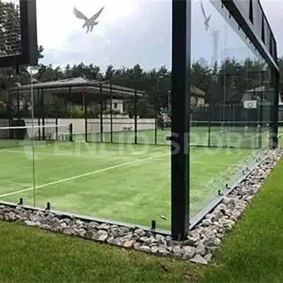 Direct Factory 100% Hot Dip Galvanized Poles Padel Court 10+ Years Warranty for Structure Golden Quality Level