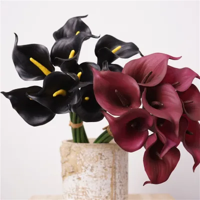 Phalaenopsis Silk Plant Stem Lifelike Artificial Orchid Flowers Real Touch for Wedding Bouquet Home Bathroom Vase Decoration