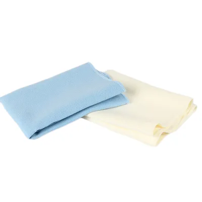 Soft Diamond Cleaning Cloth Jewellery Polishing Wiping Cloths Beige Blue Reusable Microfiber Cleaning Cloth for Jewelry