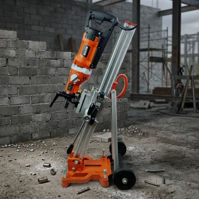 Wet and Dry Usage Device Variable Speed F-180S Concrete Drilling Diamond Core Drill with High-end Detachable Adjustable Base