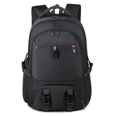 Cross-border Ready-to-Ship Lightweight Business Commute Backpack for Men Women; Large-Capacity (36-55L) Oxford Air-Cushioned