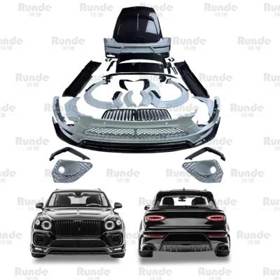 Dry Carbon Fiber Body Kit for Bentley Bentayga 21-23 Upgrade MSY Style Front Bumpet Rear Bumper Rear Spoiler Side SkirtsTuning