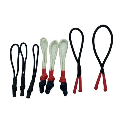 Custom Silicone Dipped Zipper Puller Slider for Garment Zipper Tips Cord