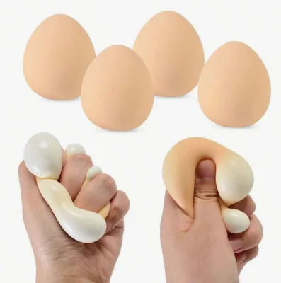 New Egg Squeeze Toys Youn Smart Eggs Young Peop Educational Toy Funny DecompressionVent Egg Squeeze Ball Gift Squishy Stress