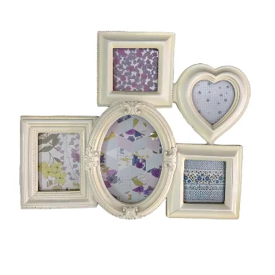 Multi Size White Resin Handmade Eco-Friendly Birdy Photo Frame for Collage Vintage Ribbon Baby Shower Gift Bespoke Sizes Colors