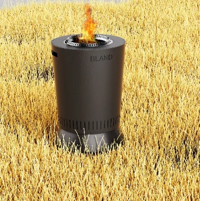 Large Size Outdoor Stainless Steel Fire Pit Portable Wood Burning Smokeless Grill Customizable Size TP16