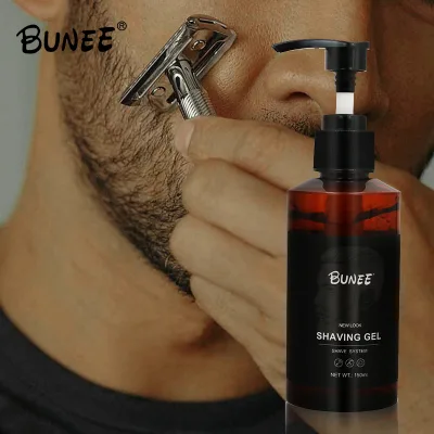 OEM Private Label Barber Shaving Gel Tea Tree Oil and Shea Butter Organic Shaving Gel