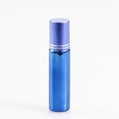 Newly clear Blue Empty Essential Oil Bottle Roll on Bottles