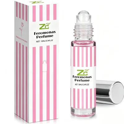 High Quality Mini Pheromone Roll-On Perfume Oil for Women, Natural Light Scent Pocket Perfume Roller