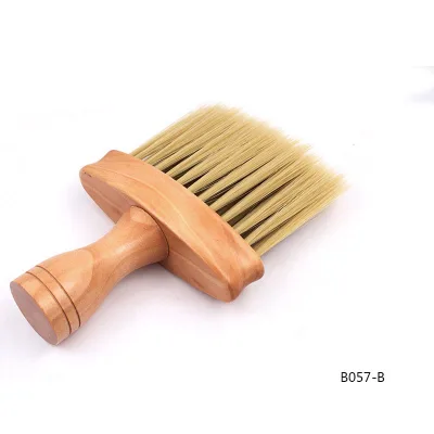 Soft Wood Barber Neck Duster Brush for Cleaning and Hair Cutting, Soft Detail Brush Car Interior Dust Brush Accessories